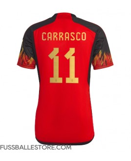 Günstige Belgien Yannick Carrasco #11 Heimtrikot WM 2022 Kurzarm